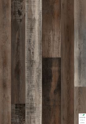 Los tablones del suelo del vinilo de la madera dura coordinaron a Lin, suelo rígido del tablón del vinilo