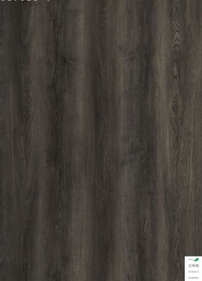 suelo Desgaste-resistente del vinilo de LVT, suelo de madera oscuro del tablón del vinilo